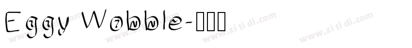 Eggy Wobble字体转换